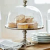 Cloche en verre avec plateau Mine