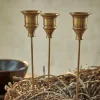 Lot de 3 bougeoirs à piquer Lalley