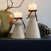 Lot de 2 bougeoirs Bazrahim