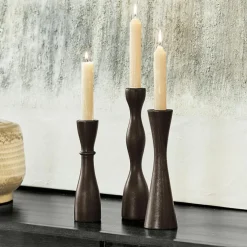 Lot de 3 bougeoirs Méléandre