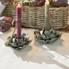 Lot de 2 bougeoirs Myka