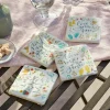Lot de 4 dessous de verres Happy