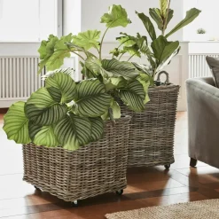 Lot de 2 paniers à plantes Gialousa