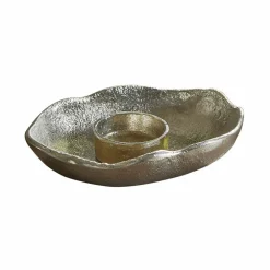Lot de 2 porte-bougies chauffe-plats Quilvano