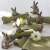 Lot de 6 ronds de serviettes Aurelie