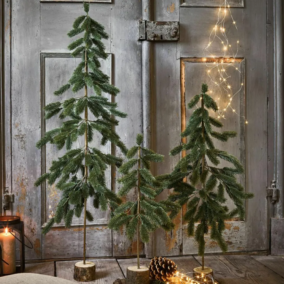 Lot de 3 sapins de Noël Lorin