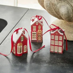Lot de 3 décorations à suspendre Aravyn