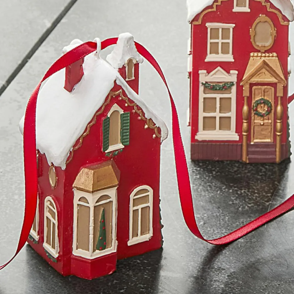 Lot de 3 décorations à suspendre Aravyn