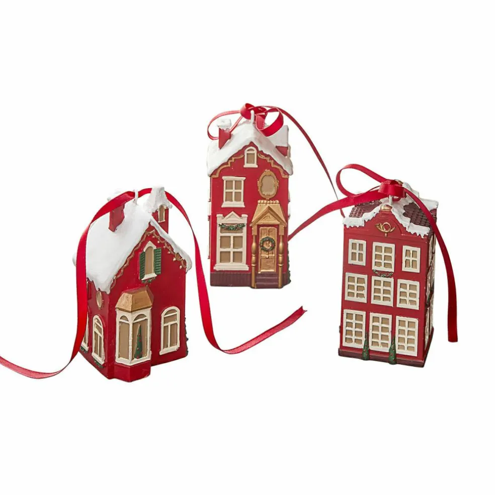 Lot de 3 décorations à suspendre Aravyn