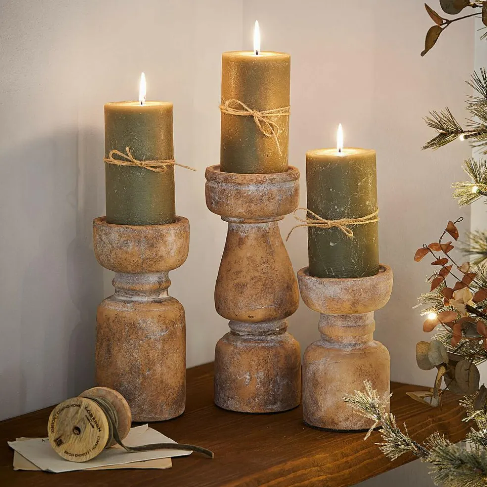 Set de 3 bougeoirs Talona
